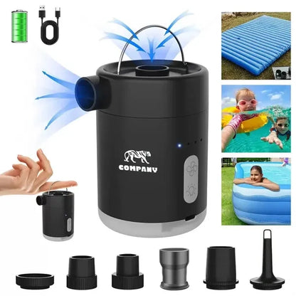 Wireless Portable Electric Air Pump & Light