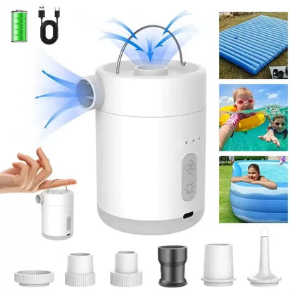 Wireless Portable Electric Air Pump & Light