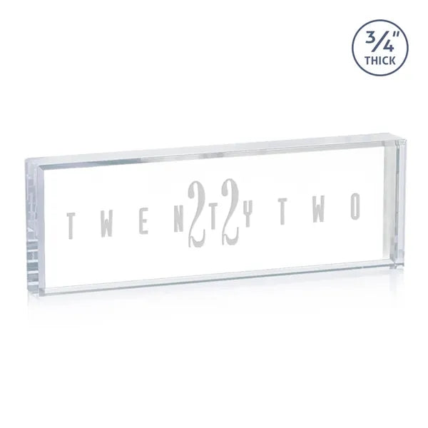 Lancaster Nameplate - Deep Etch