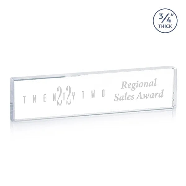 Lancaster Nameplate - Deep Etch