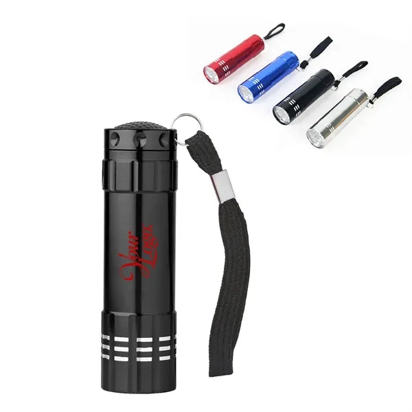 Custom Mini 9 Led Aluminum Alloy Torch Flashlight