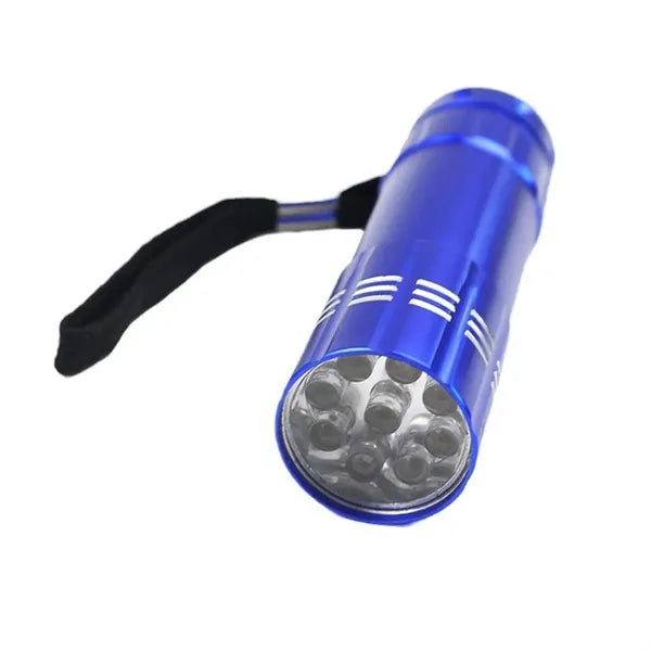 Custom Mini 9 Led Aluminum Alloy Torch Flashlight