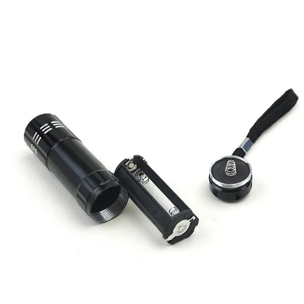 Custom Mini 9 Led Aluminum Alloy Torch Flashlight