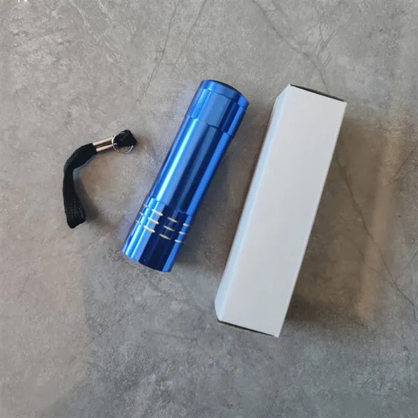 Custom Mini 9 Led Aluminum Alloy Torch Flashlight