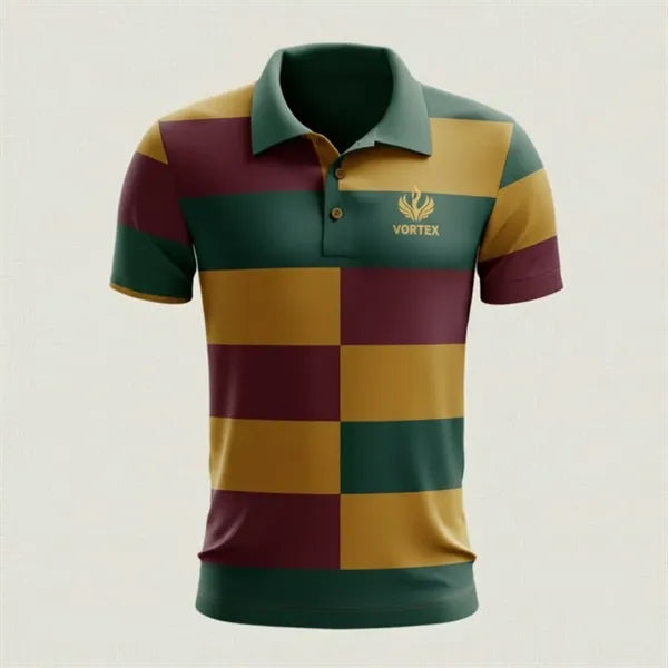 Full Color UPF Mesh Performance Polo Shirt