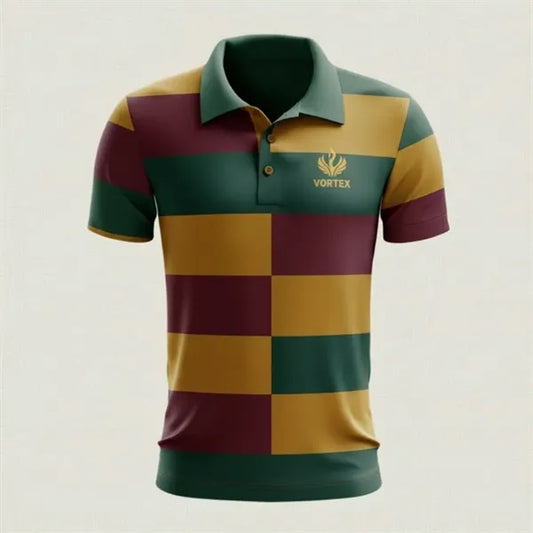 Full Color UPF Mesh Performance Polo Shirt