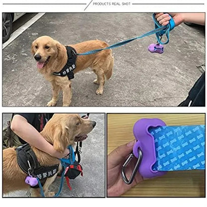 Silicone Bone Shape Pet Waste Bag Dispenser Kit