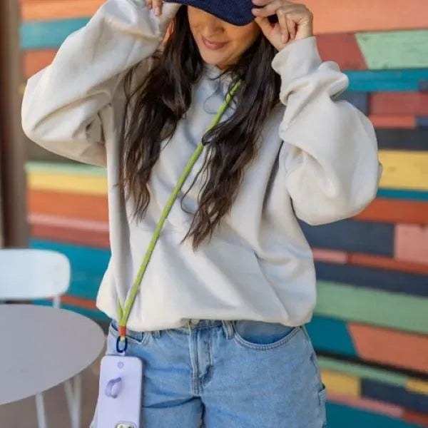 CROSSBODY PHONE SLING - ROPE