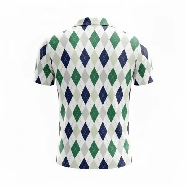 Sublimated Spun Polyester Polo Shirt (Cotton Touch)