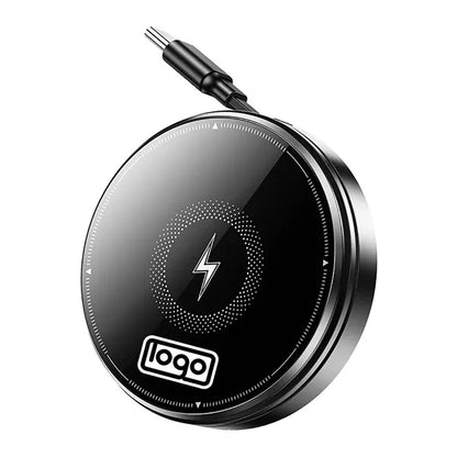 3 in 1 Magnetic Wireless Charging Retractable Cable