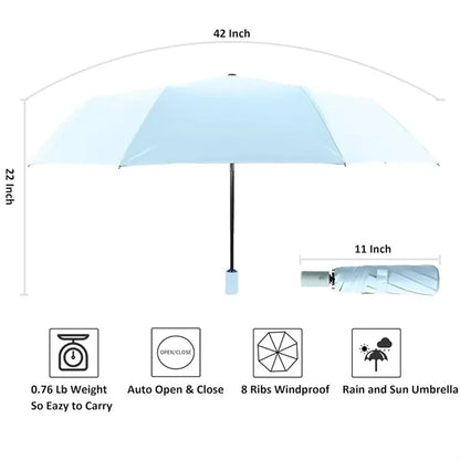 Automatic Folding UV Protection Travel Umbrella