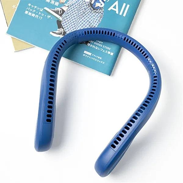 Bladeless USB Rechargeable Neck Cooling Wearable Fan