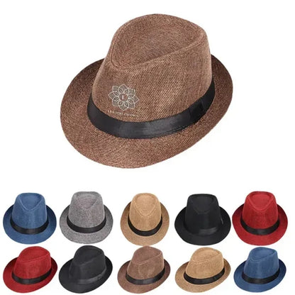 Vintage Short Brim Hemp Hat