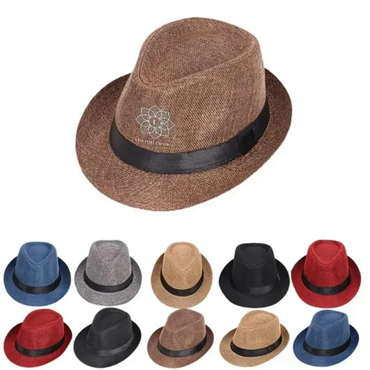 Vintage Short Brim Hemp Hat