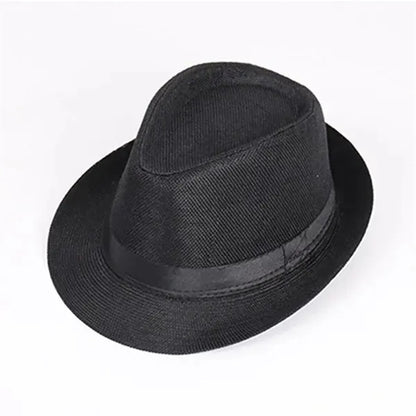 Vintage Short Brim Hemp Hat