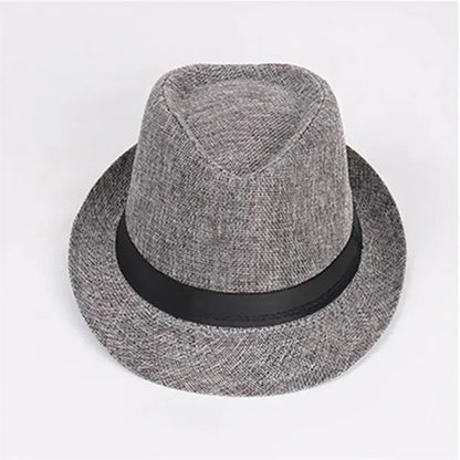 Vintage Short Brim Hemp Hat