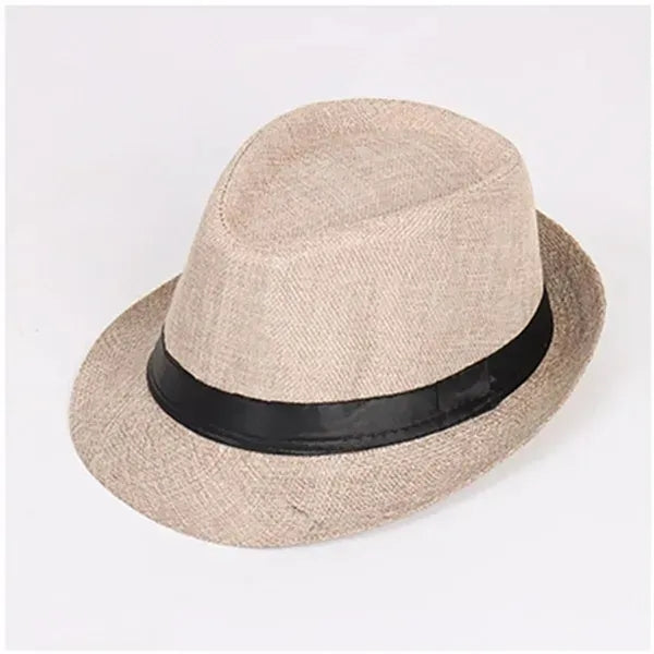 Vintage Short Brim Hemp Hat