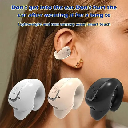 Wireless Bluetooth Ear Hook Headset w/ Noise Cancellation