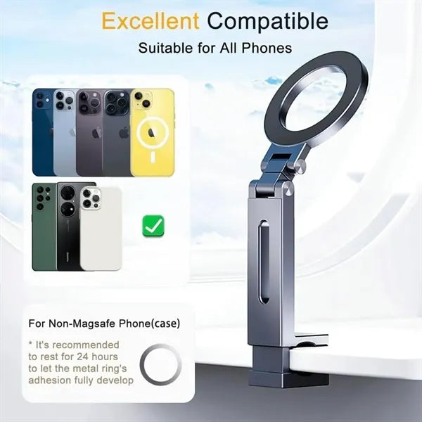 Aluminum Magnetic Phone Stand Holder Compatible w/ Magsafe