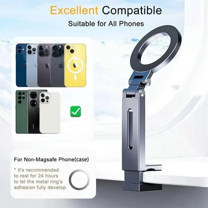 Aluminum Magnetic Phone Stand Holder Compatible w/ Magsafe