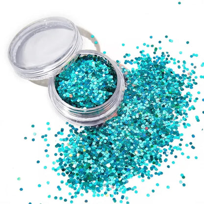 Nail Glitter Sequins Color Gradient DIY Powder