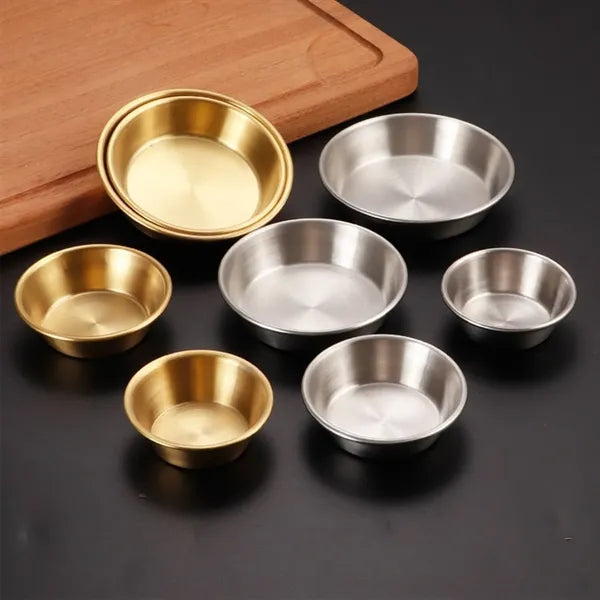 Stainless Steel Dipping Sauce Dish for Hot Pot & Western Din