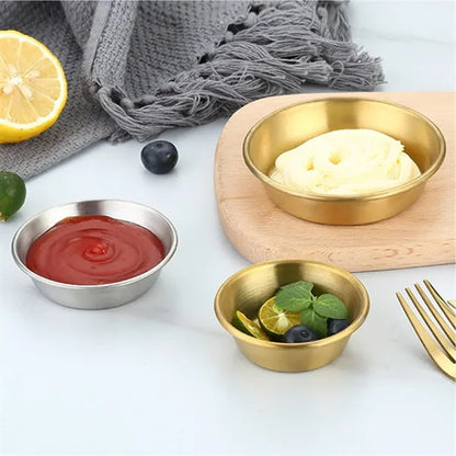 Stainless Steel Dipping Sauce Dish for Hot Pot & Western Din