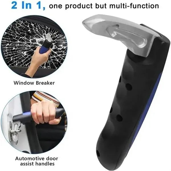 3 in 1 Aluminum Car Escape Tool w/ Safety Hammer
