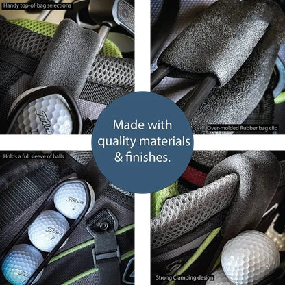 Quick-Access Portable Golf Ball Holder For Outdoor Training