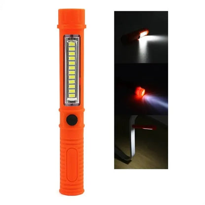 Magnetic COB Work Light Pen-Style LED Flashlight