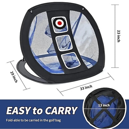 Portable Foldable Golf Chipping Net - Target Practice Aid