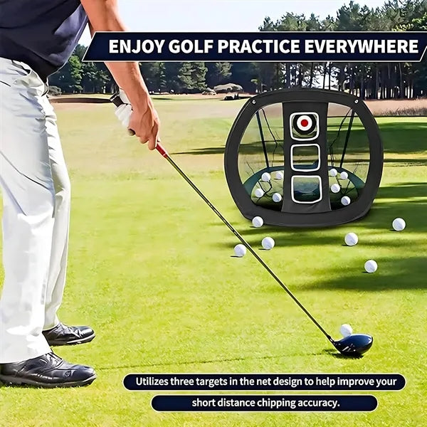 Portable Foldable Golf Chipping Net - Target Practice Aid