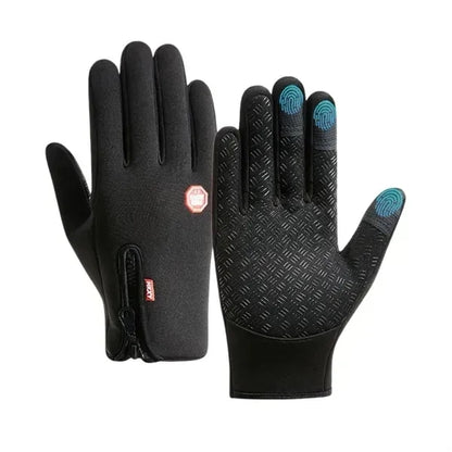 Touchscreen Thermal Zipper Winter Gloves