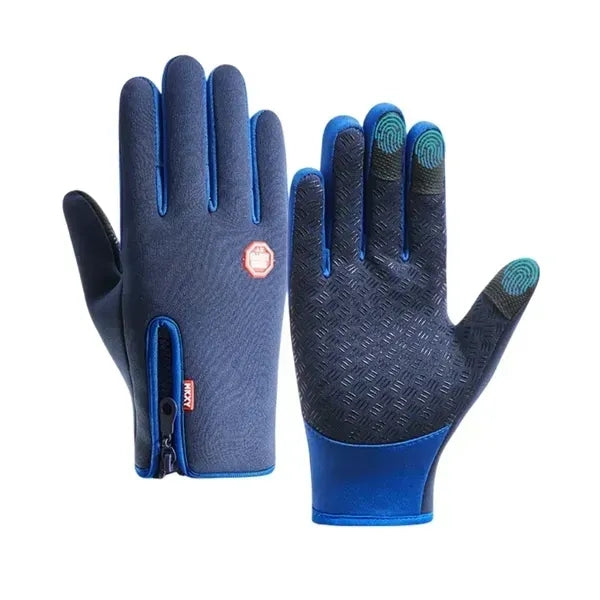 Touchscreen Thermal Zipper Winter Gloves