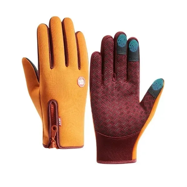 Touchscreen Thermal Zipper Winter Gloves