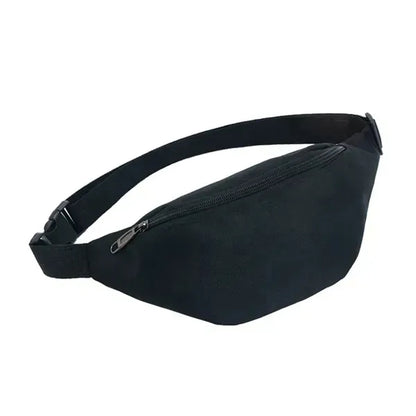 Solid Color Sports Waist Bag for Outdoor Travel Fitness
