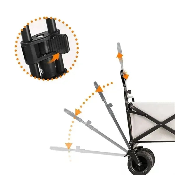 Folding Wagon Cart for Camping and Outdoor