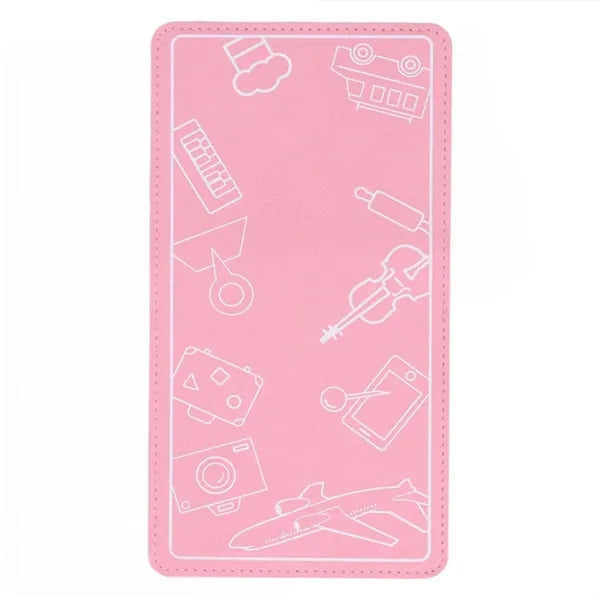 Foldable Adjustable Leather Phone Holder for Home & Travel