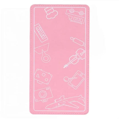 Foldable Adjustable Leather Phone Holder for Home & Travel