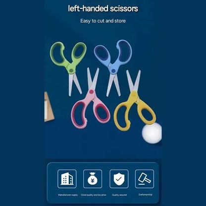 Safety Left-Handed Scissors for Kids