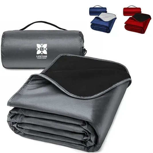 Waterproof Foldable Fleece Stadium Blanket