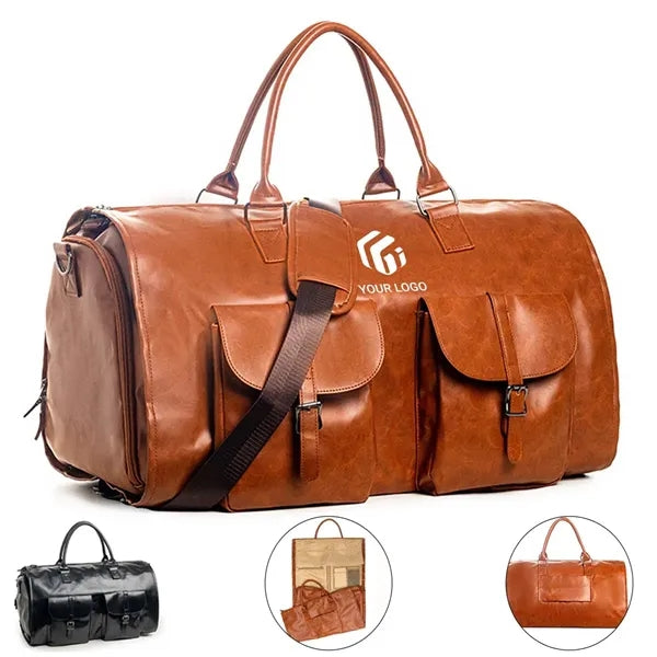 Convertible large foldable suit garment travel duffel bag