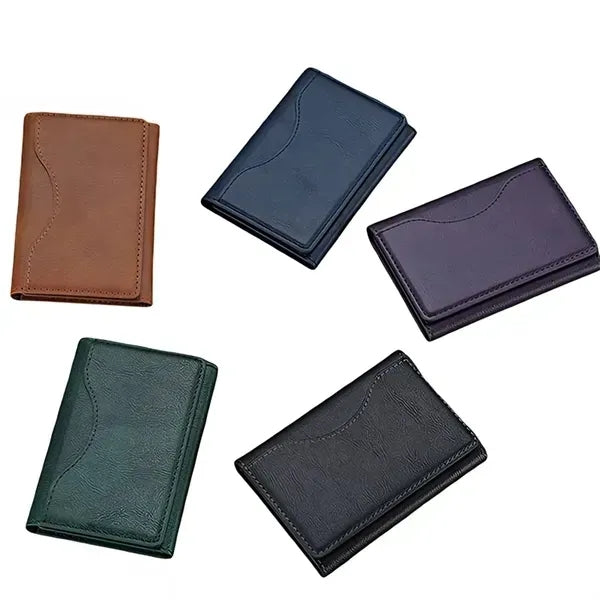 3-Fold Magnetic Phone Wallet Stand