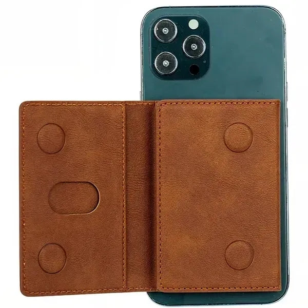 3-Fold Magnetic Phone Wallet Stand