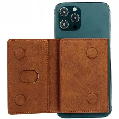 3-Fold Magnetic Phone Wallet Stand