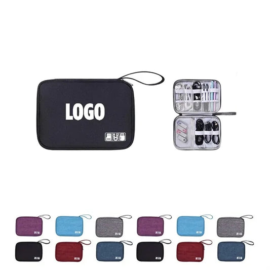 Portable Travel Cable Organizer Bags Case