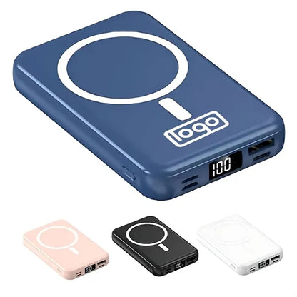 20000mah Wireless Charging Power Bank W/ Cable