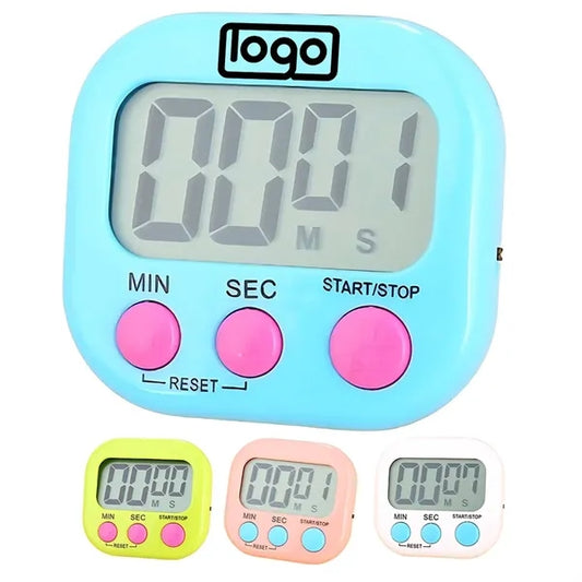 Digital Kitchen Timer - Large LCD & Loud Alarm