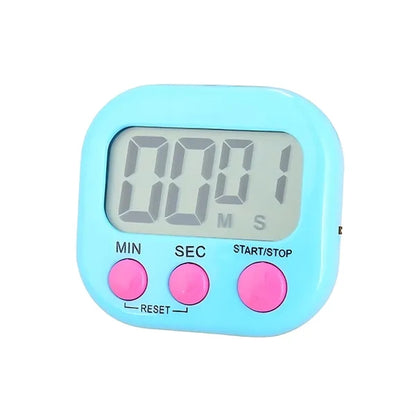 Digital Kitchen Timer - Large LCD & Loud Alarm