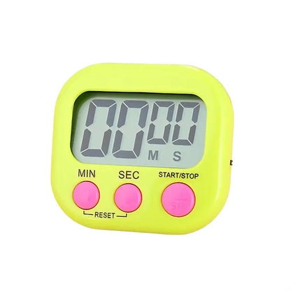 Digital Kitchen Timer - Large LCD & Loud Alarm